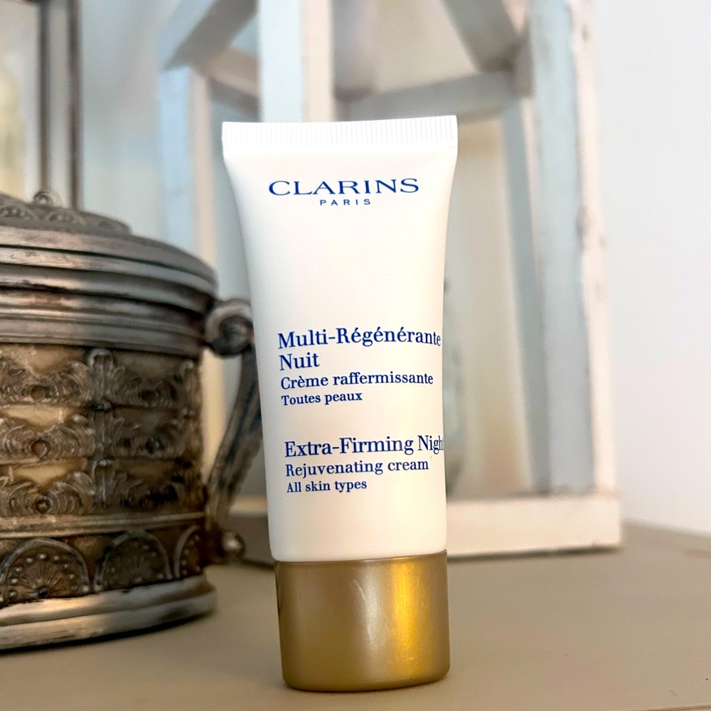 Clarins Extra-Firming Night Rejuvenating Cream for All Skin Types 1 oz.